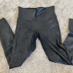SPANX faux leather leggings